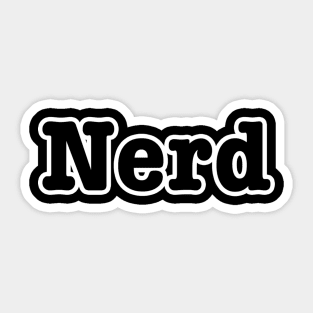 Nerd Sticker